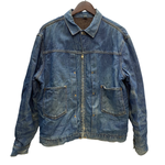 【曜日割引対象外】 ヴィンテージ vintage 50's 60's MONTGOMERY WARD 101 DENIM JACKET ブランケット付き フルジップ ジャケット ブルー 201MT-3680 VB