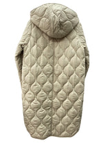 エマテイラー Emma Taylor 美シルエット 3way キルティング フードコート ミモレ丈 ライナー ボア フーディ BEIGE EM202110058R4 コート 無地 ベージュ SIZE36 104LT-257