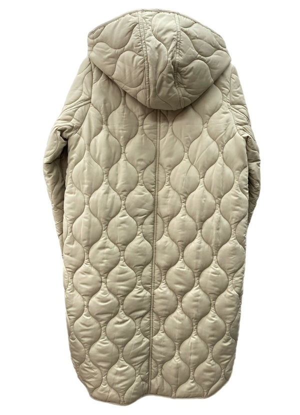 エマテイラー Emma Taylor 美シルエット 3way キルティング フードコート ミモレ丈 ライナー ボア フーディ BEIGE EM202110058R4 コート 無地 ベージュ SIZE36 104LT-257