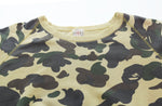 ア ベイシング エイプ A BATHING APE 90s 90's 初期タグ 1st CAMO スウェット ラグラン 猿迷彩 裏原 90年代 ヴィンテージ スウェット マルチカラー Mサイズ 103MT-2576