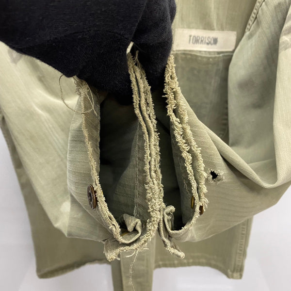 【曜日割引対象外】 ヴィンテージ vintage 40's U.S.M.C P-41 マリンコープ 海兵隊 へリンボーツイル ジャケット カーキ 201MT-3547 VB