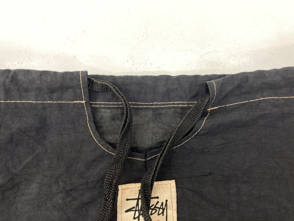 ステューシー STUSSY 90s KNAPSACK ナップサック OLD STUSSY オールド ステューシー 刺繍 白タグ バック リュック 黒  バッグ メンズバッグ その他 ロゴ ブラック 104B-24