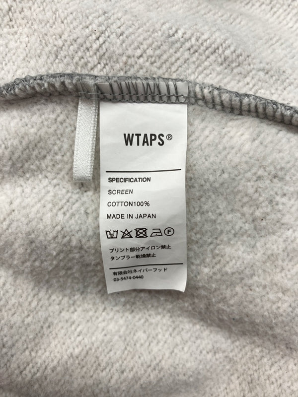 ダブルタップス WTAPS 18AW SCREEN SWEAT HOODIE スクリーン スウェット フーディー プルオーバー 灰色 SIZE2 パーカ ロゴ グレー 104MT-784