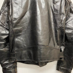 【曜日割引対象外】 ドライボーンズ Dry Bones ダブル ライダースジャケット ホースハイド ジャケット ブラック Lサイズ 201MT-4353 VB