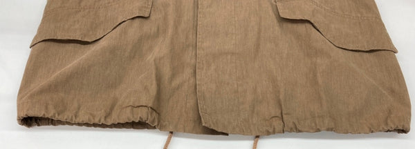 ラルフローレン RalphLauren ポロカントリー POLO COUNTRY オンワード樫山 ミリタリー MILITARY ヴィンテージ VINTAGE フード取り外し可能 コットン シンガポール製 BROWN 茶色 P12-JRRL-KM-0734 ジャケット 無地 ブラウン Lサイズ 104MT-2084