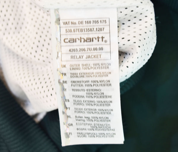 カーハート Carhartt RELAY JACKET ナイロンジャケット 緑 DE160705175 ジャケット グリーン Lサイズ 103MT-2486