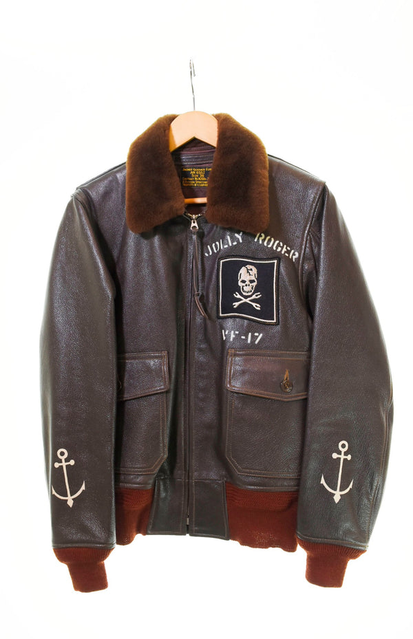 バズリクソンズ   BUZZ RICKSON'S  Type AN6552 AMERICAN SPORTSWEAR CO G-1 フライトジャケット 茶色 AN6552  36 ジャケット ブラウン 103MT-854