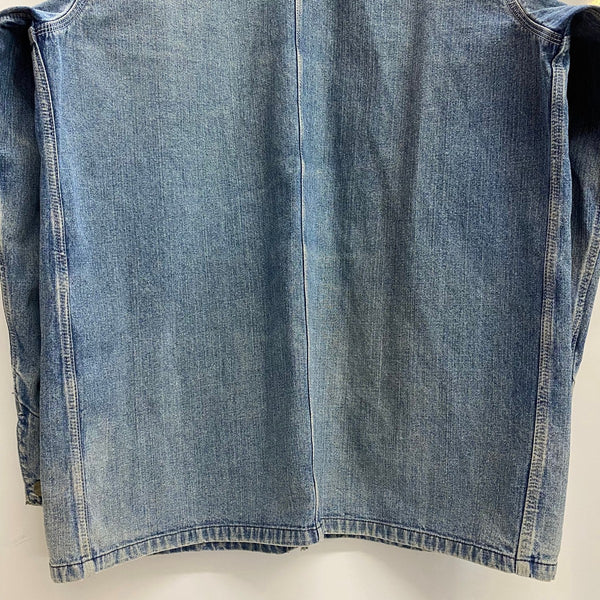 【曜日割引対象外】 カーハート Carhartt デニム カバーオール ジャケット ブルー XXLサイズ 201MT-4756 VB