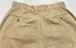 ミリタリー Military U.S.ARMY  チノ トラウザーズ 50's 50年代 Vintage ヴィンテージ ボタンフライ コインポケット 無地 チノパン ベージュ 36×31 104MB-123