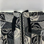 シュプリーム SUPREME ジップアップ 半袖 カットソー パイル地 ネイティブ柄 半袖ポロシャツ 半袖カットソー ブラック Mサイズ 201MT-4298