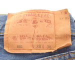 リーバイス LEVI'S 90s 501 バレンシア製 赤耳 ビッグE 90's デニム ブルー 30/36 103MB-513