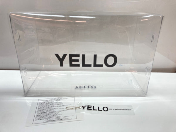 イエロー YELLO BEAR HUG LONG BOOTS ファー ロングブーツ 厚底 ロゴ プリント 平成 Y2K BLUE  レディース靴 ブーツ その他 ブルー XL 104S-1013