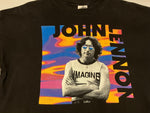 ヴィンテージ vintage 90's 90s CRONIES John Lennon Imagine Psychadelic ジョンレノン イマジン XL Tシャツ ブラック LLサイズ 101MT-3200