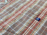 ステューシー STUSSY OLD 紺タグ Plaid shirt チェック シャツ 半袖 茶 半袖シャツ ロゴ ブラウン Mサイズ 104MT-1923