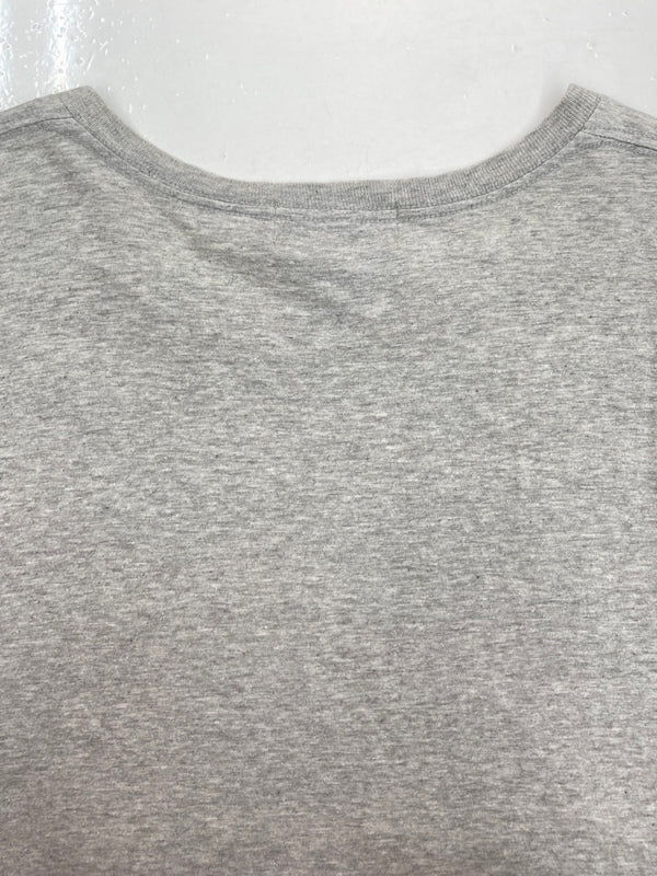 ダブルアールエル RRL 90s COWBOY T-SHIRT カウボーイ Tシャツ ロデオ 半袖 USA製 三ツ星タグ Ralph Lauren 灰 Tシャツ プリント グレー 2XLサイズ 104MT-1484