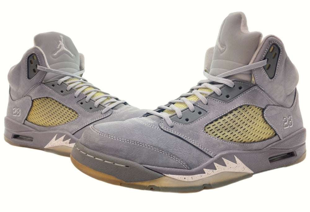 ナイキ NIKE 11年製 AIR JORDAN 5 RETRO WOLF GREY エア ジョーダン レトロ ウルフ グレイ AJ5 灰色  136027-005 メンズ靴 スニーカー グレー 31cm 104-shoes409 | 古着通販のドンドンサガール