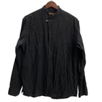 【曜日割引対象外】 キャピタル KAPITAL コットン チャイナ シャツ ジャケット ブラック Lサイズ 201MT-4128 VB