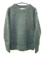 アテナデザイン Athena Designs ポップコーン編み ニット セーター グリーン 601LT-25