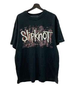 バンド band 00s 00年代 Slipknot スリップノット バンT BLUE GRAPE 両面プリント 黒 Tシャツ プリント ブラック XLサイズ 104MT-1795
