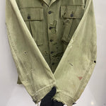 【曜日割引対象外】 ヴィンテージ vintage 40's US.ARMY M-43 HBT ヘリンボーン ミリタリージャケット ジャケット カーキ 34Rサイズ 201MT-4430 VB