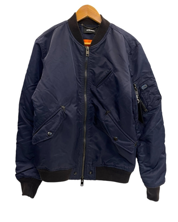 ディーゼル DIESEL MA-1 ナイロンジャケット ジャンパー ブルゾン  ジャケット ネイビー Mサイズ 101MT-4613