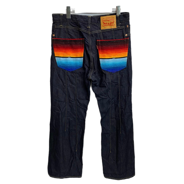 コムデギャルソン COMME des GARCONS ジュンヤ ワタナベ マン JUNYA WATANABE MAN リーバイス Levi's  22AW メキシカンサラペ コラボ WJ-P222 デニム ネイビー XSサイズ 201MB-1082