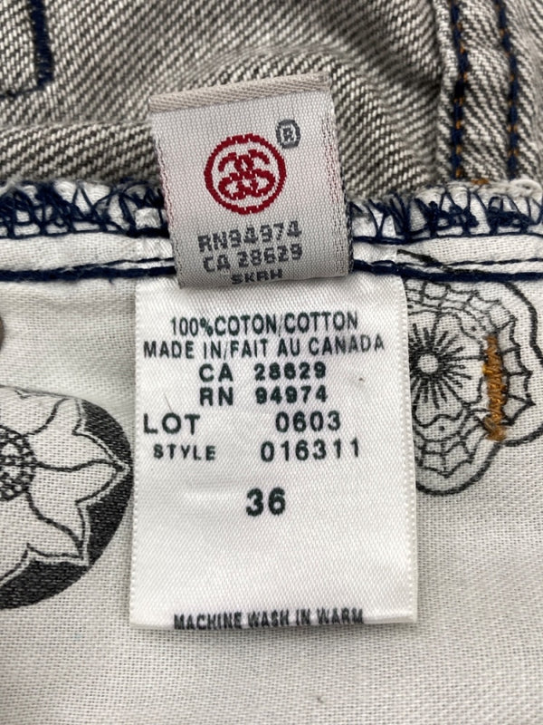 ステューシー STUSSY work gear black Denim Pants ワークギア ブラック デニム パンツ ダメージ加工 黒 デニム ブラック サイズ 36 104MB-307