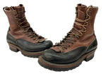 ホワイツブーツ WHITE'S BOOTS SMOKE JUMPER スモーク ジャンパー 2トーン ワーク Vibramソール レースアップ 革靴 茶 黒 メンズ靴 ブーツ ウエスタン ブラウン サイズ 8 1/2E 104S-769