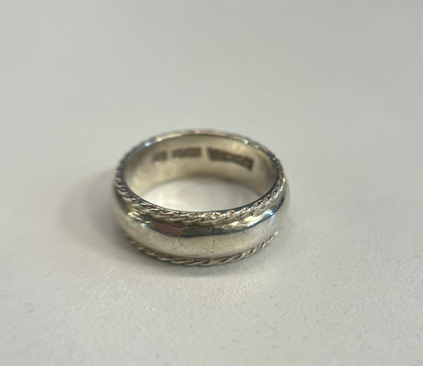 アリゾナフリーダム ARIZONA FREEDOM R-45a ゴールド小太陽神 唐草 ネイティブ系  メンズジュエリー・アクセサリー 指輪・リング シルバー 101G-212