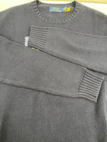 ラルフローレン RalphLauren POLO RALPH LAUREN コットンニット セーター 星条旗 紺 セーター ネイビー Mサイズ 101MT-5306