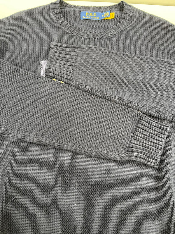ラルフローレン RalphLauren POLO RALPH LAUREN コットンニット セーター 星条旗 紺 セーター ネイビー Mサイズ 101MT-5306