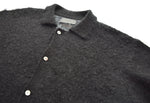 ヨーク YOKE 24AW BRUSHED MOHAIR KNIT SHIRTモヘアニット シャツ 黒 YK24FW0838S 3 カーディガン ブラック 103MT-2227