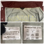 【曜日割引対象外】 ウエアハウス WAREHOUSE COACH JACKET CHIPPEWA FALLS ナイロン コーチジャケット ジャケット ワインレッド XLサイズ 201MT-4777 VB