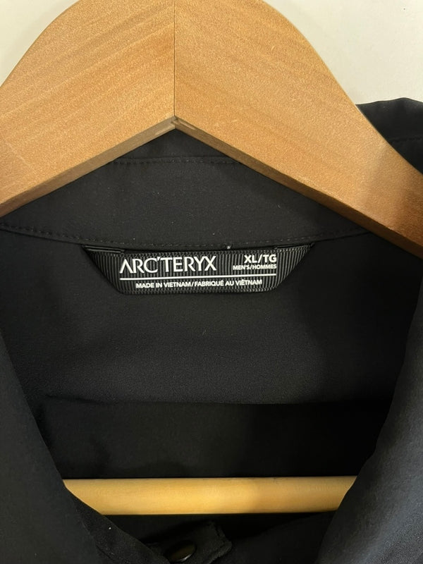 アークテリクス ARC'TERYX SKYLINE LS SHIRT  スカイライン ロングスリーブシャツ 黒 無地 XL 長袖シャツ ブラック LLサイズ 101MT-4774