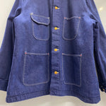 【曜日割引対象外】 ラングラー Wrangler 70's デニム カバーオール ジャケット ブルー 46サイズ 201MT-4631 VB