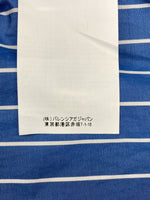 バレンシアガ BALENCIAGA Back Logo Stripe Shirt バック ロゴ ストライプ シャツ 長袖 ボタンダウン オーバーサイズ 白 青 508465 TBM12 サイズ 39 長袖シャツ ストライプ ブルー 104MT-971