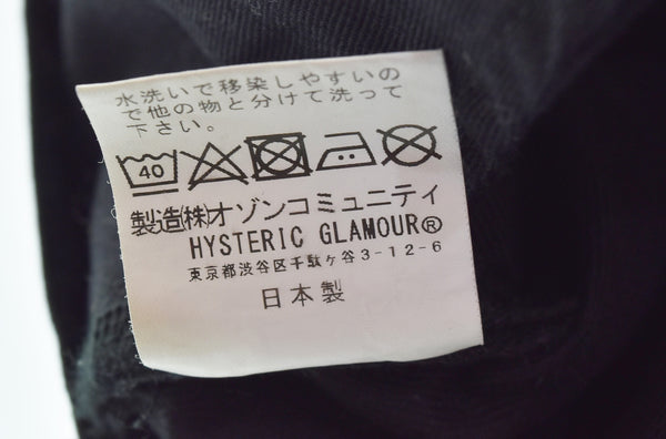 ヒステリックグラマー HYSTERIC GLAMOUR スリム テーパードパンツ 02173AP06 ボトムスその他 ブラック 34 103MB-612