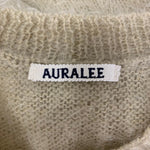 オーラリー AURALEE BRUSHED SUPER KID MOHAIR KNIT P/O A21AP01KM セーター ベージュ 4サイズ 201MT-4541