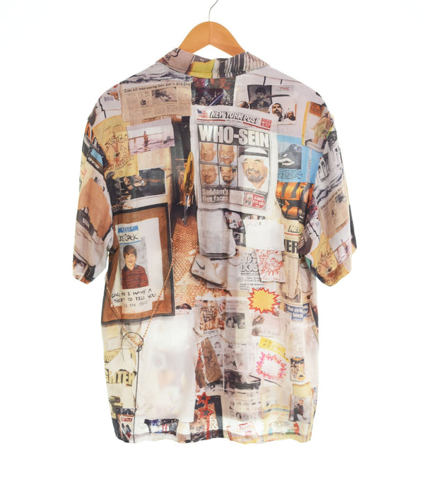 シュプリーム SUPREME 21SS Dash's Wall Rayon S/S Shirt レーヨン シャツ Dan Colen ダン コーレン  半袖シャツ マルチカラー Sサイズ 103MT-2536