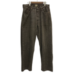 【曜日割引対象外】 ゴールド GOLD RECYCLED WASTE SUVIN COTTON YARN デニムパンツ GL42407A デニム ブラウン Mサイズ 201MB-965 VB