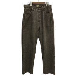 【曜日割引対象外】 ゴールド GOLD RECYCLED WASTE SUVIN COTTON YARN デニムパンツ GL42407A デニム ブラウン Mサイズ 201MB-965 VB