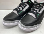 ナイキ NIKE 23年製 AIR JORDAN 3 GREEN GLOW エア ジョーダン グリーン グロー AJ3 ジャンプマン シューズ 灰 黒 CT8532-031 メンズ靴 スニーカー ブラック 29cm 104S-784