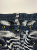 バンソン VANSON Leathers ヒッコリー デニム ペインターパンツ ワークパンツ ジーンズ カーゴパンツ ネイビー 38インチ 101MB-645