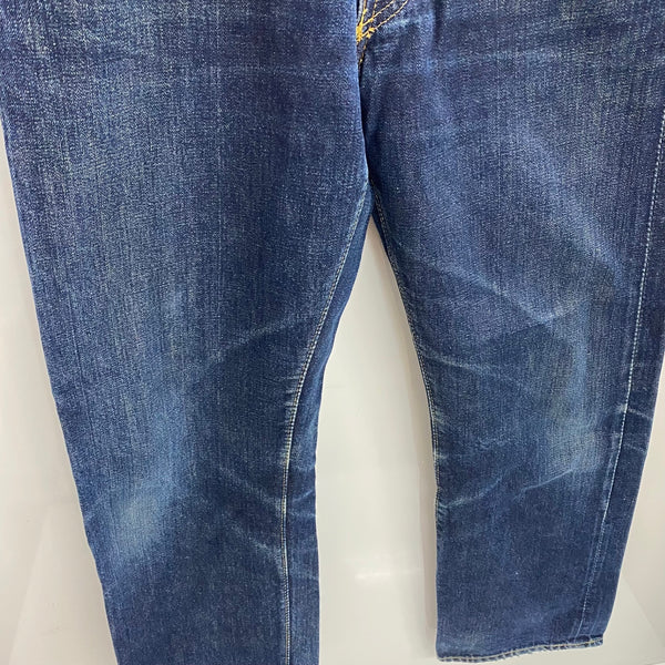 【曜日割引対象外】 リーバイス Levi's 60's~ 501 BIG E Vステッチ 紙パッチ 濃紺 デニム ブルー 201MB-961 VB