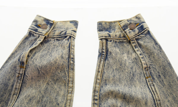 リーバイス  Levi's  USA製 90年代 ケミカルウォッシュ デニムジャケット 青 70507-0219 ジャケット ブルー Mサイズ 103MT-1045