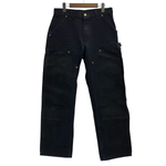 【曜日割引対象外】 カーハート Carhartt  ダブルニー ペインターパンツ USA製 W33 カーゴパンツ ブラック 201MB-1143 VB