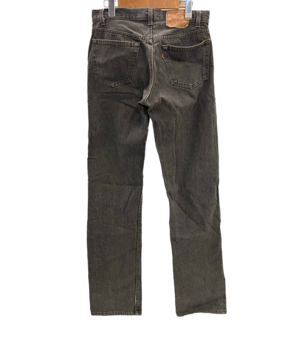 リーバイス Levi's 80's 80年代 501 先染めブラック ボタン裏524刻印 VINTAGE ヴィンテージ アメリカ製 MADE IN USA デニム ブラック W32L34 101MB-677