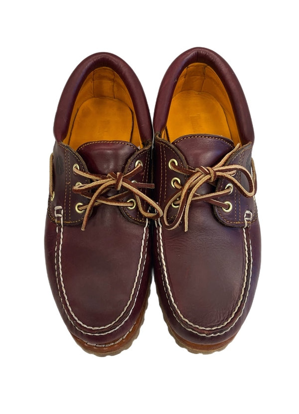 ティンバーランド Timberland HS 3 EYE LUG BURGUNDY スリーアイ クラシックラグ バーガンディ モカシンシューズ 50009 メンズ靴 モカシン ワインレッド サイズ9(参考サイズ約27cm) 101sh-2385