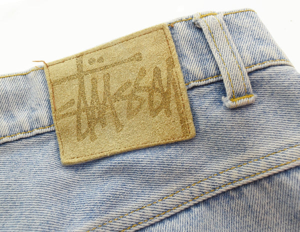 ステューシー Stussy 90s 90年代 Old Stussy ストレートデニムパンツ 青 デニム ブルー 36 103MB-435