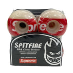 シュプリーム SUPREME Spitfire Classic shop wheels RED BAR スケボー タイヤ ホイール 雑貨 ホワイト 101goods-164